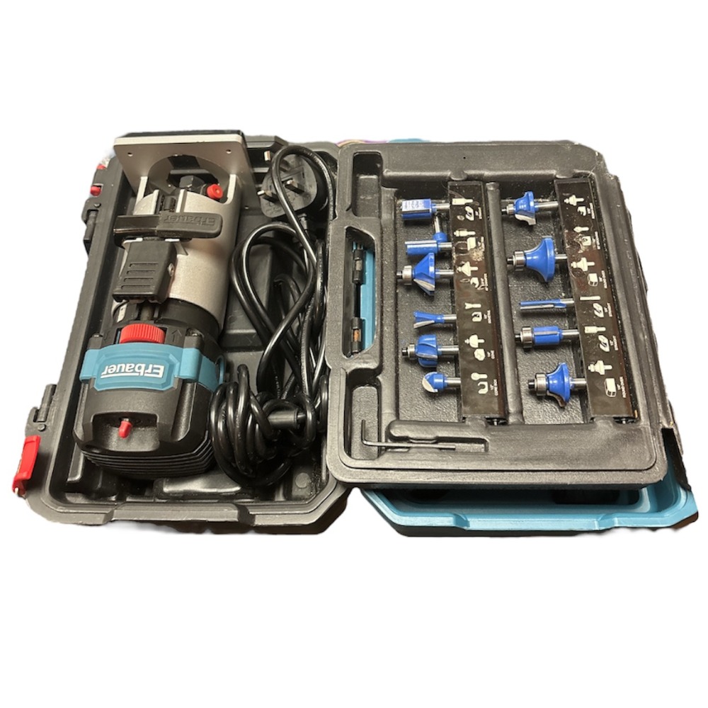 Pre-owned Erbauer EPR710 Palm Router Bundle - Own4Less